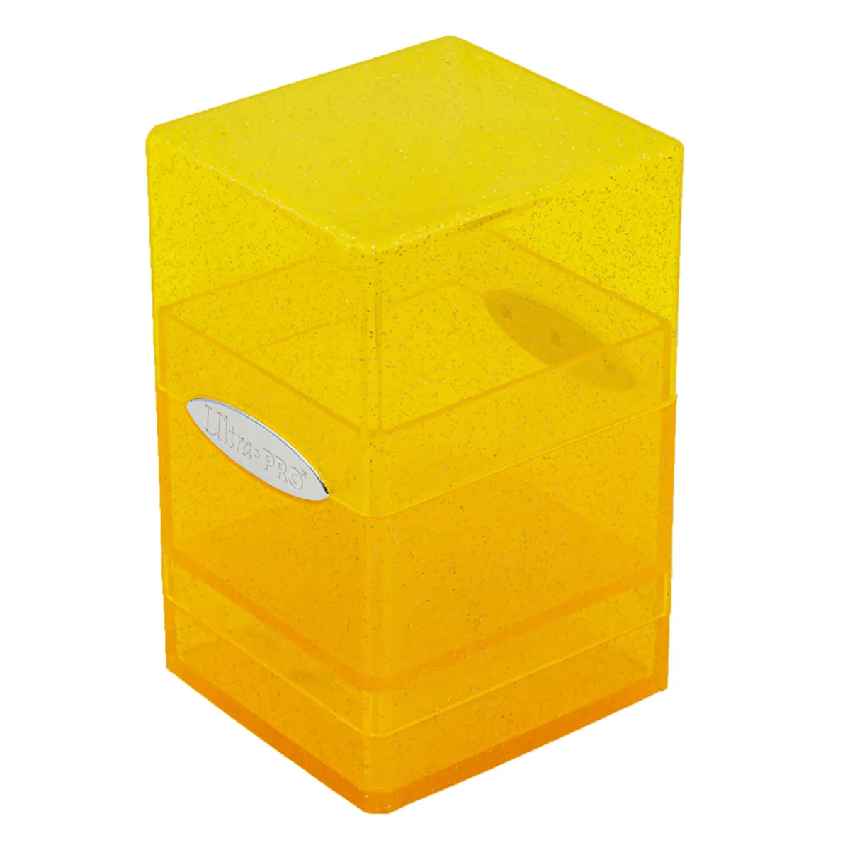 ULTRA PRO Deck Box Satin Tower Glitter - Yellow