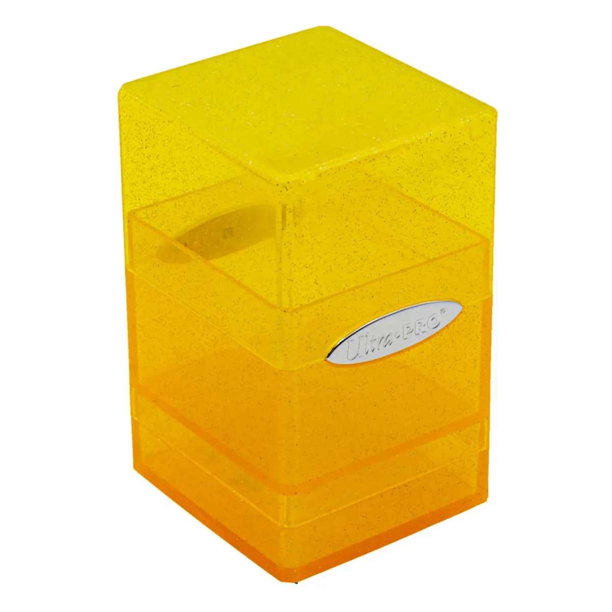 ULTRA PRO Deck Box Satin Tower Glitter - Yellow