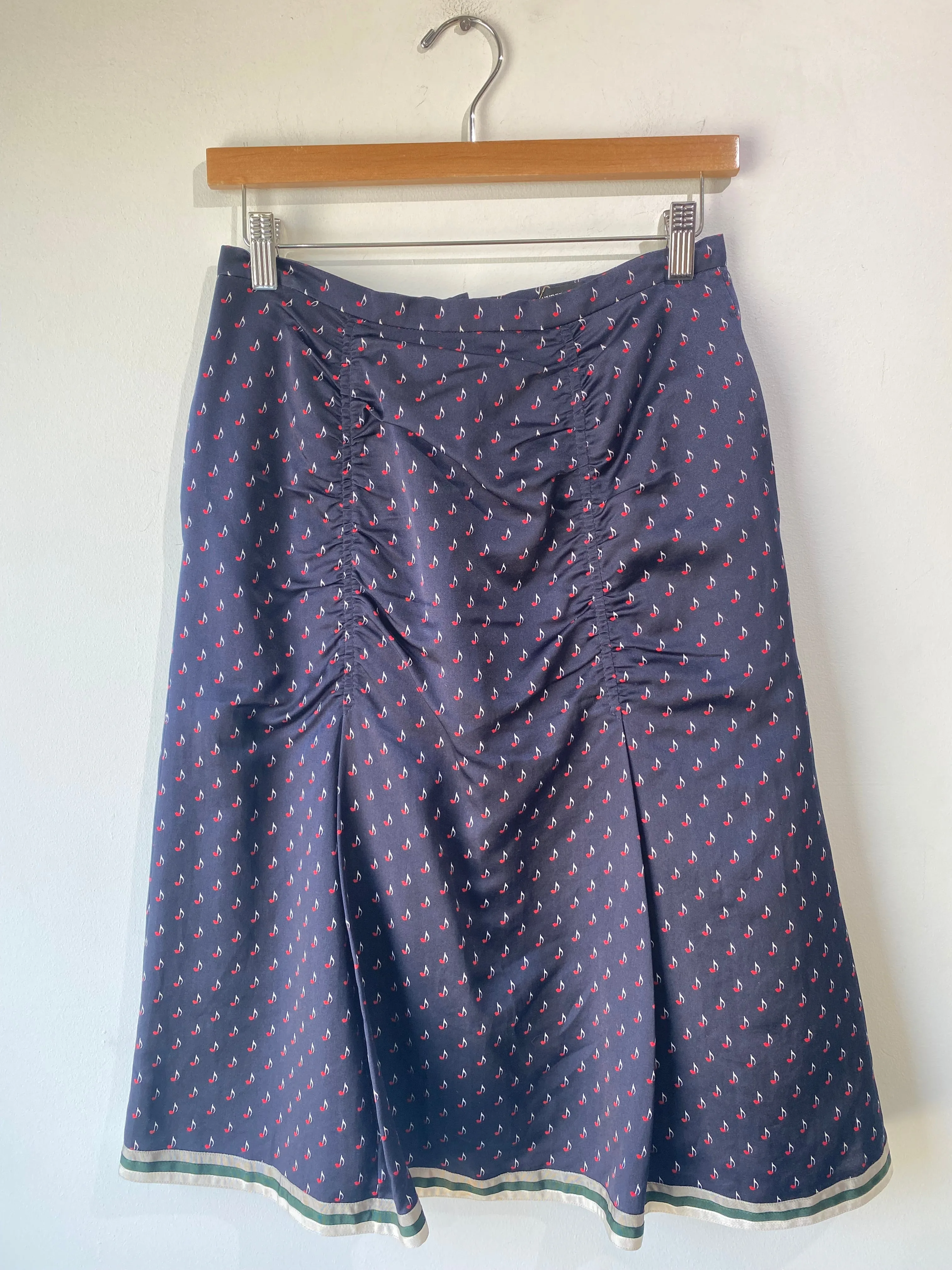 Undercover Brand Jun Takahashi Musical Note Silk Skirt