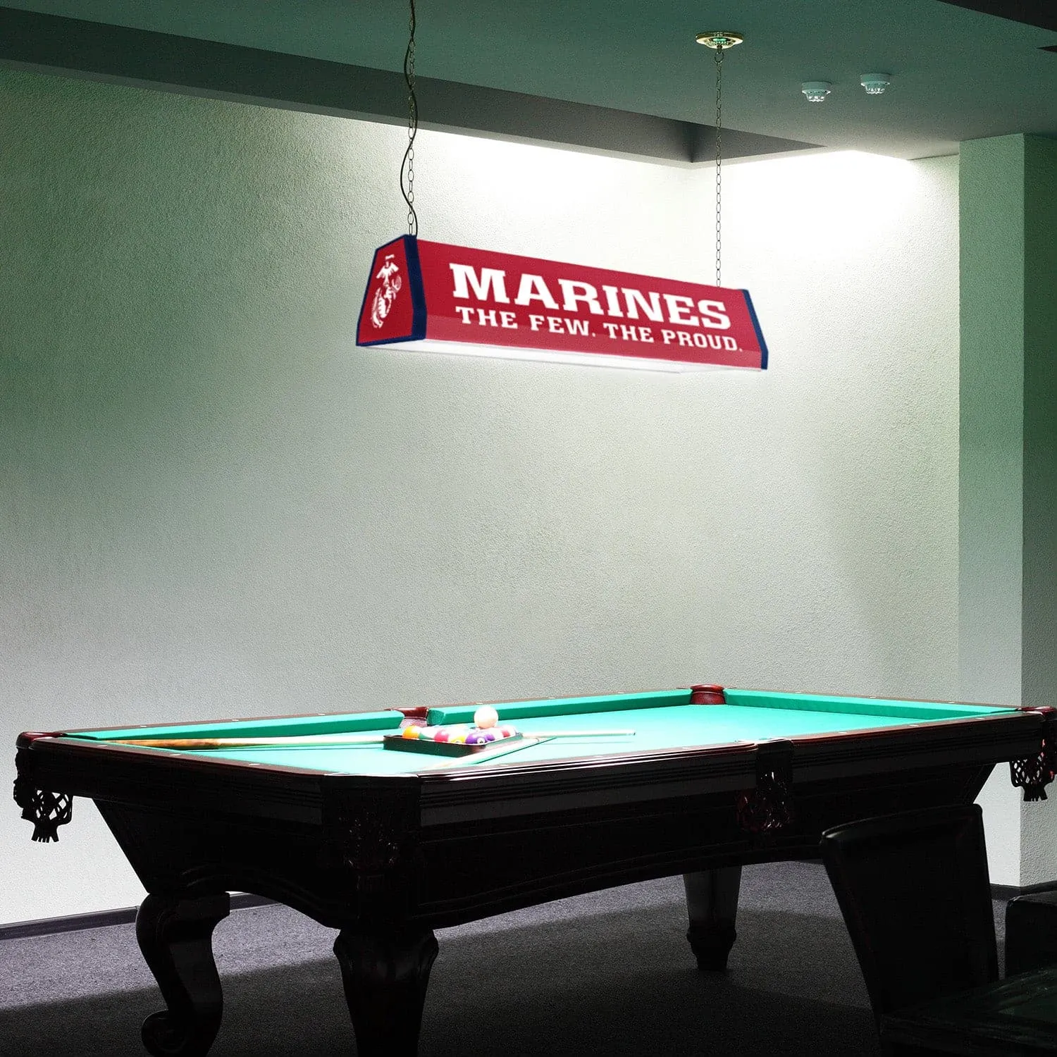 US Marine Corps: Modern Crest - Standard Pool Table Light