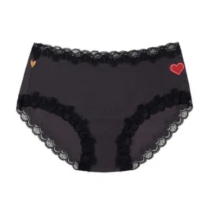 Uwila Warrior - Silk Panties Shale with Heart