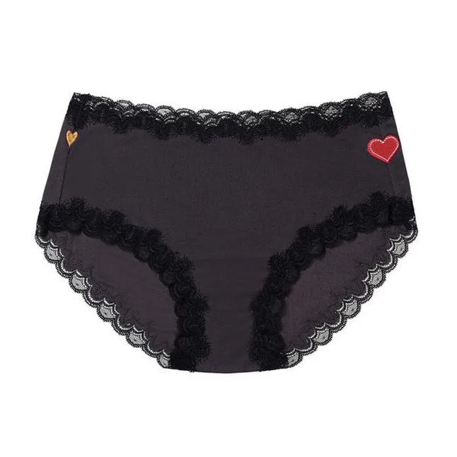 Uwila Warrior - Silk Panties Shale with Heart