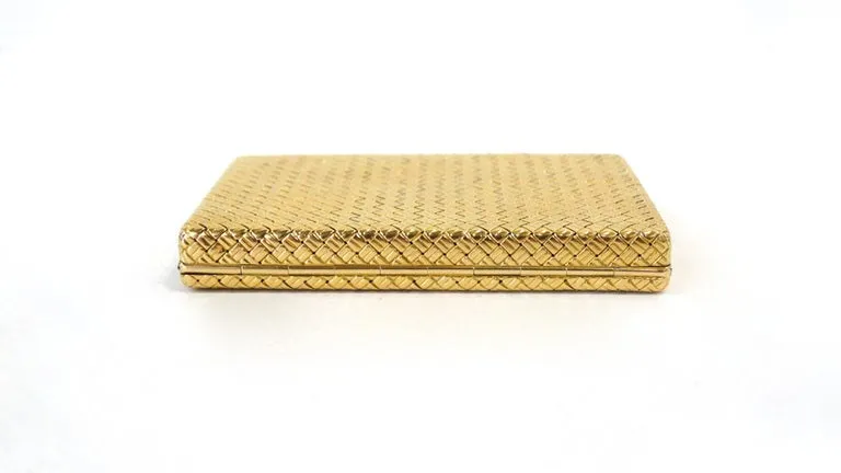 Van Cleef & Arpels 18k Gold & White Diamond Case