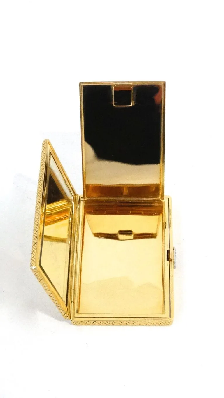 Van Cleef & Arpels 18k Gold & White Diamond Case