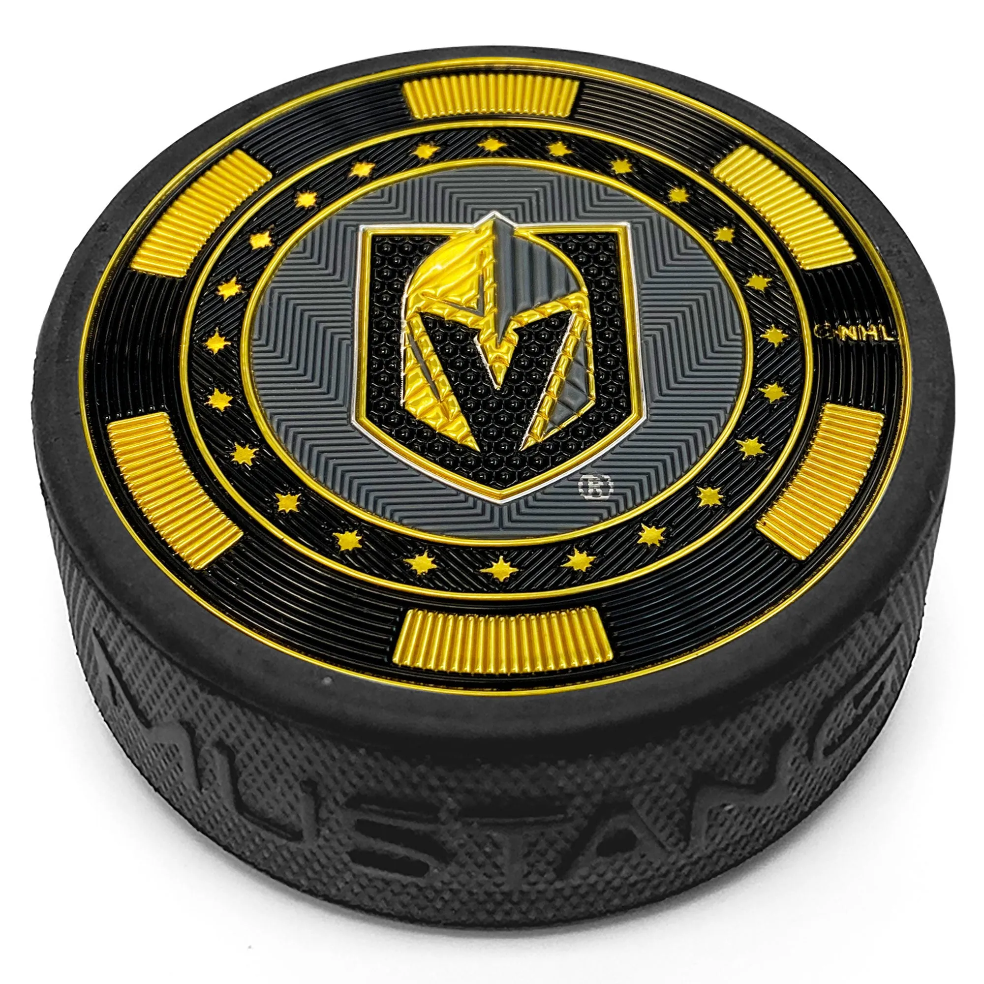 Vegas Golden Knights Puck - Trimflexx Poker Chip Design