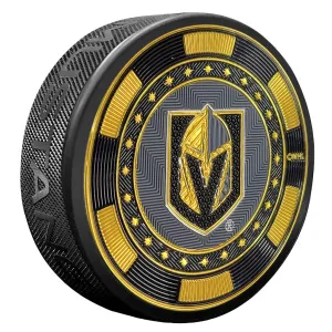 Vegas Golden Knights Puck - Trimflexx Poker Chip Design