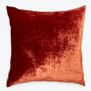 Velvet Pillow Rust