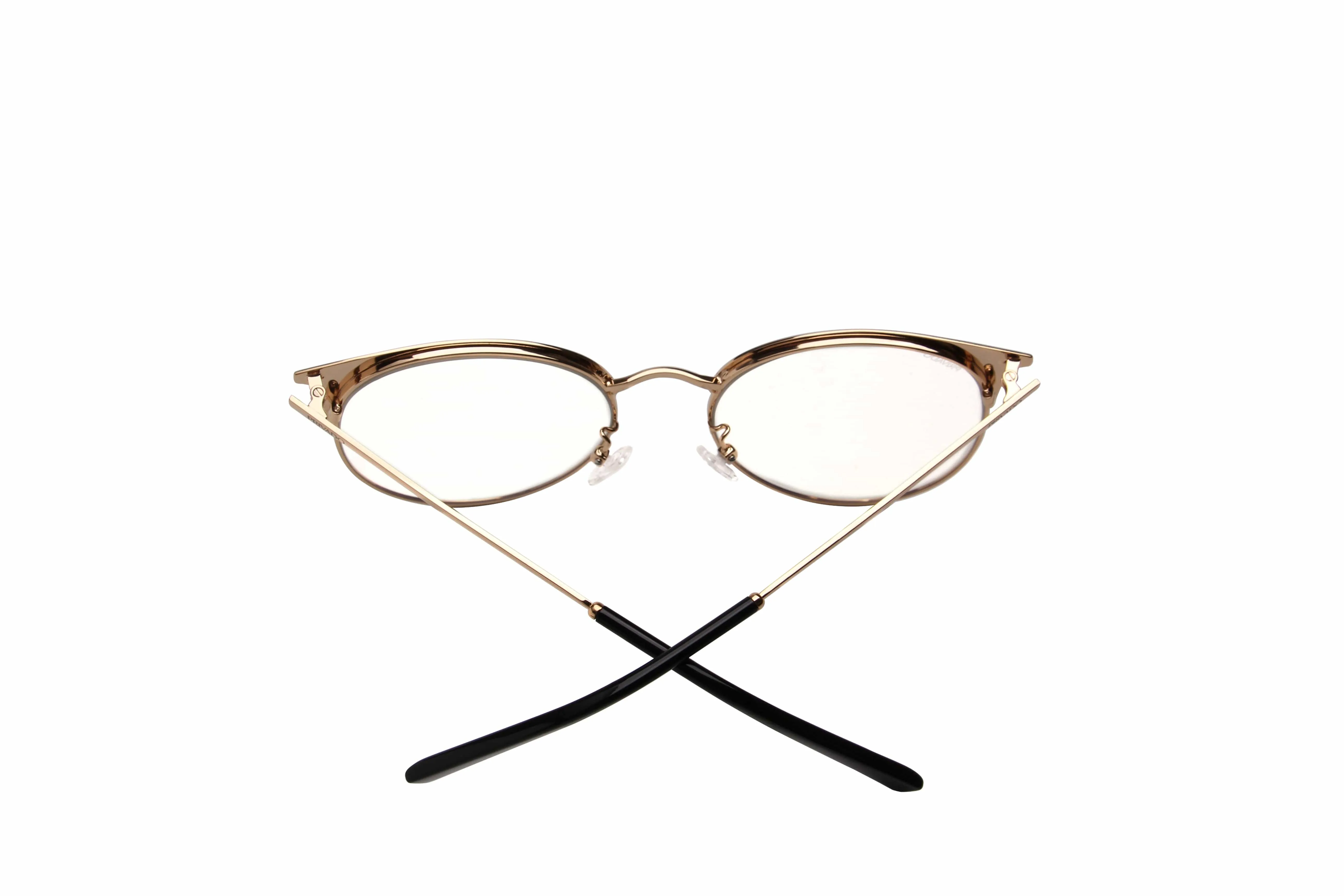 Verraux - Blue Light Cat-Eye Glasses - Hypoallergenic Metal Frame