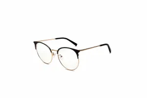 Verraux - Blue Light Cat-Eye Glasses - Hypoallergenic Metal Frame