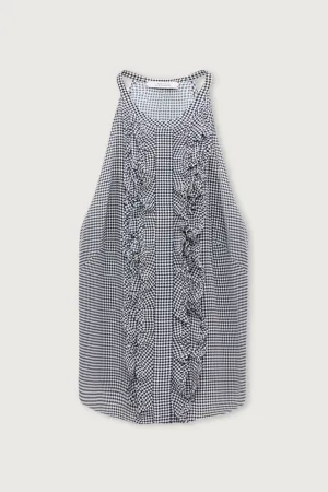 Vichy Sleeveless Love Top