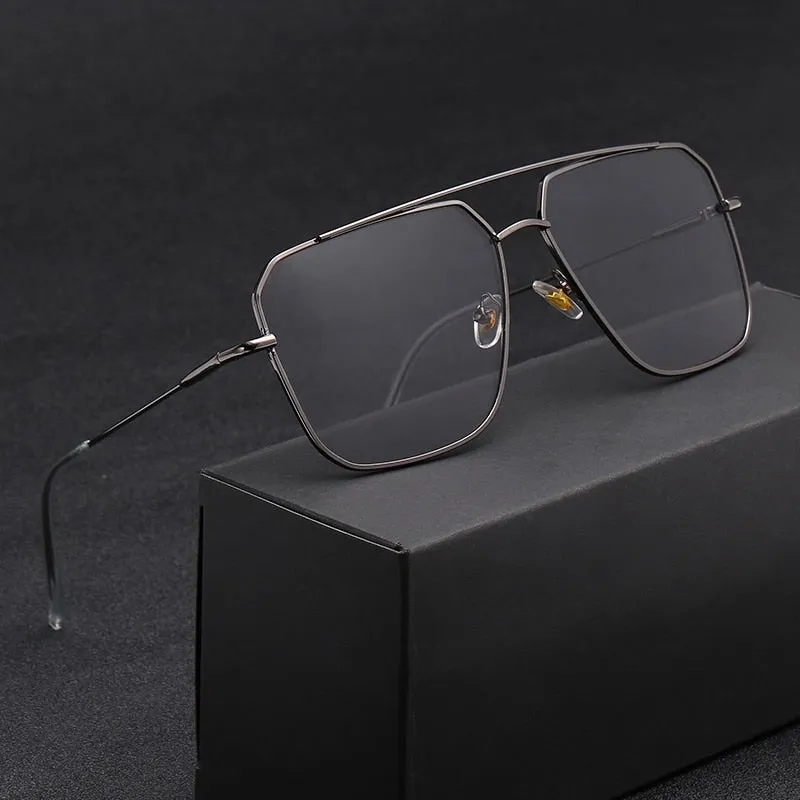 Vintage Squared Oversized Unisex Sunglasses