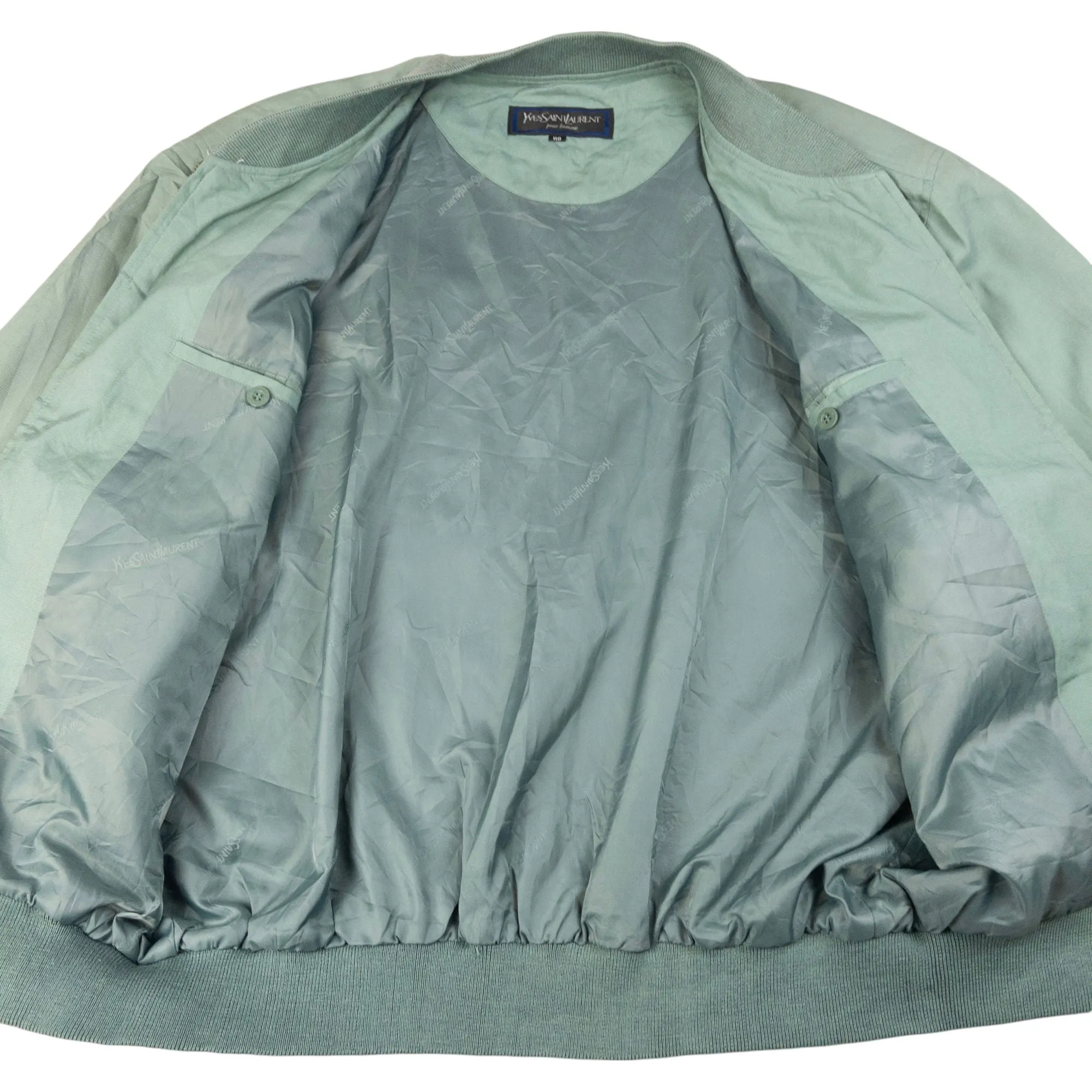 Vintage YSL Yves Saint Laurent Bomber Jacket Size XXL