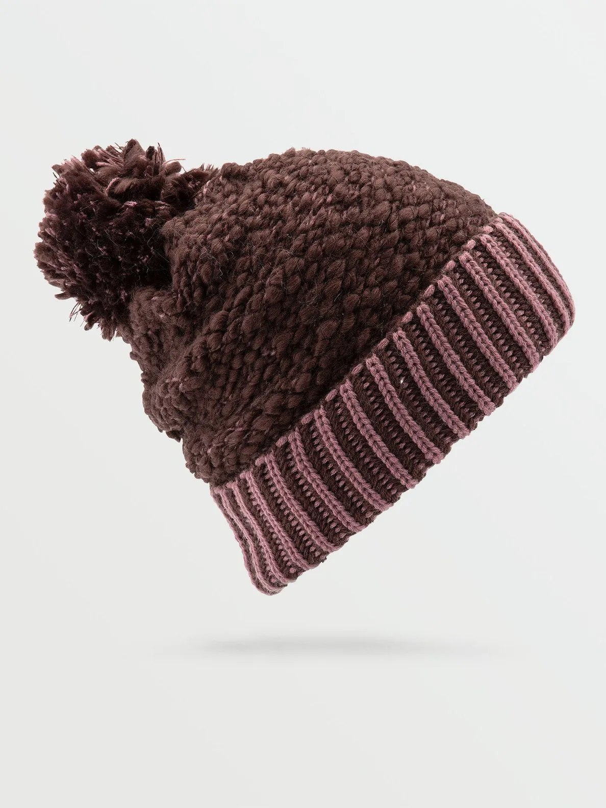 Volcom Womens Chalet Beanie - Black Red