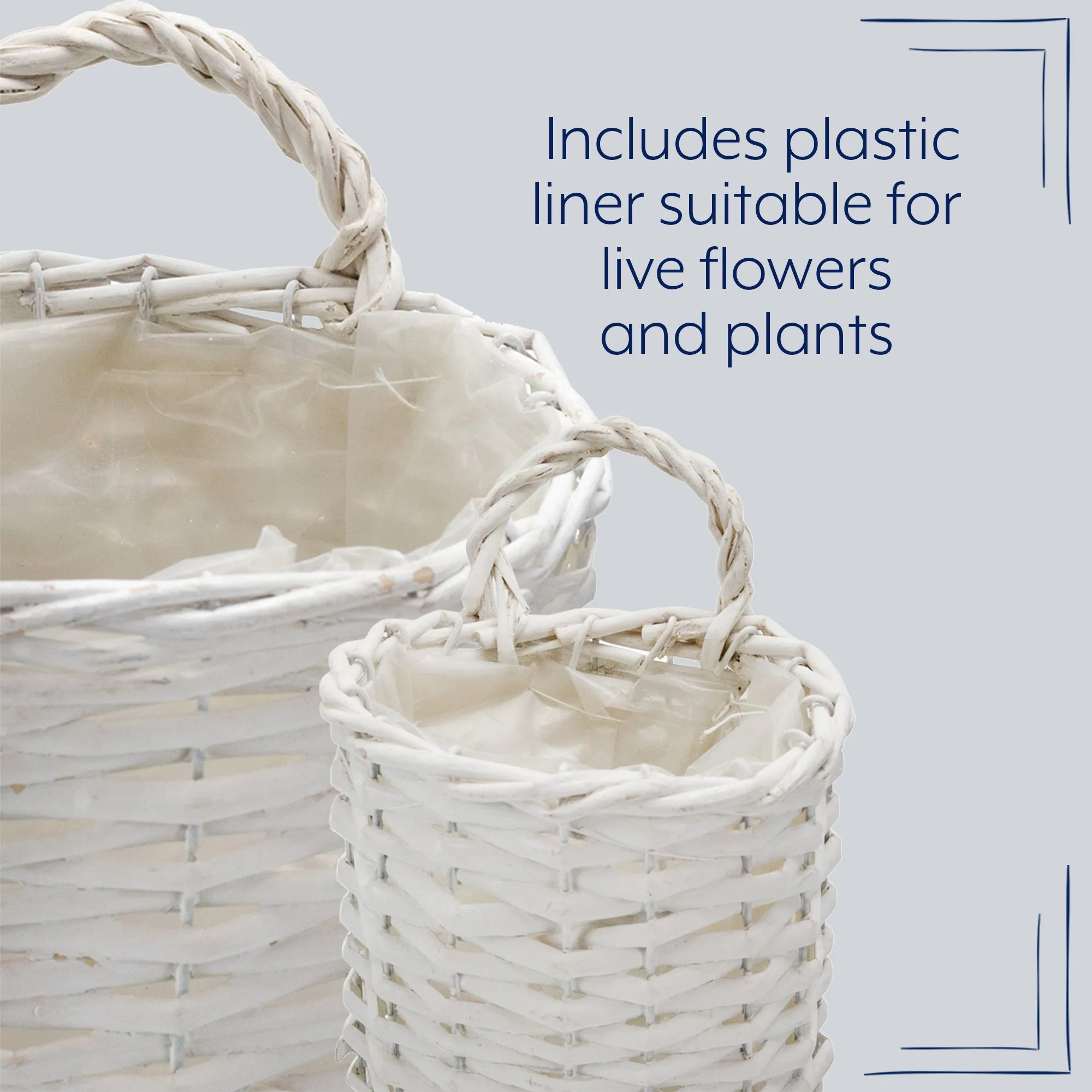 Wall Hanging Pocket Baskets