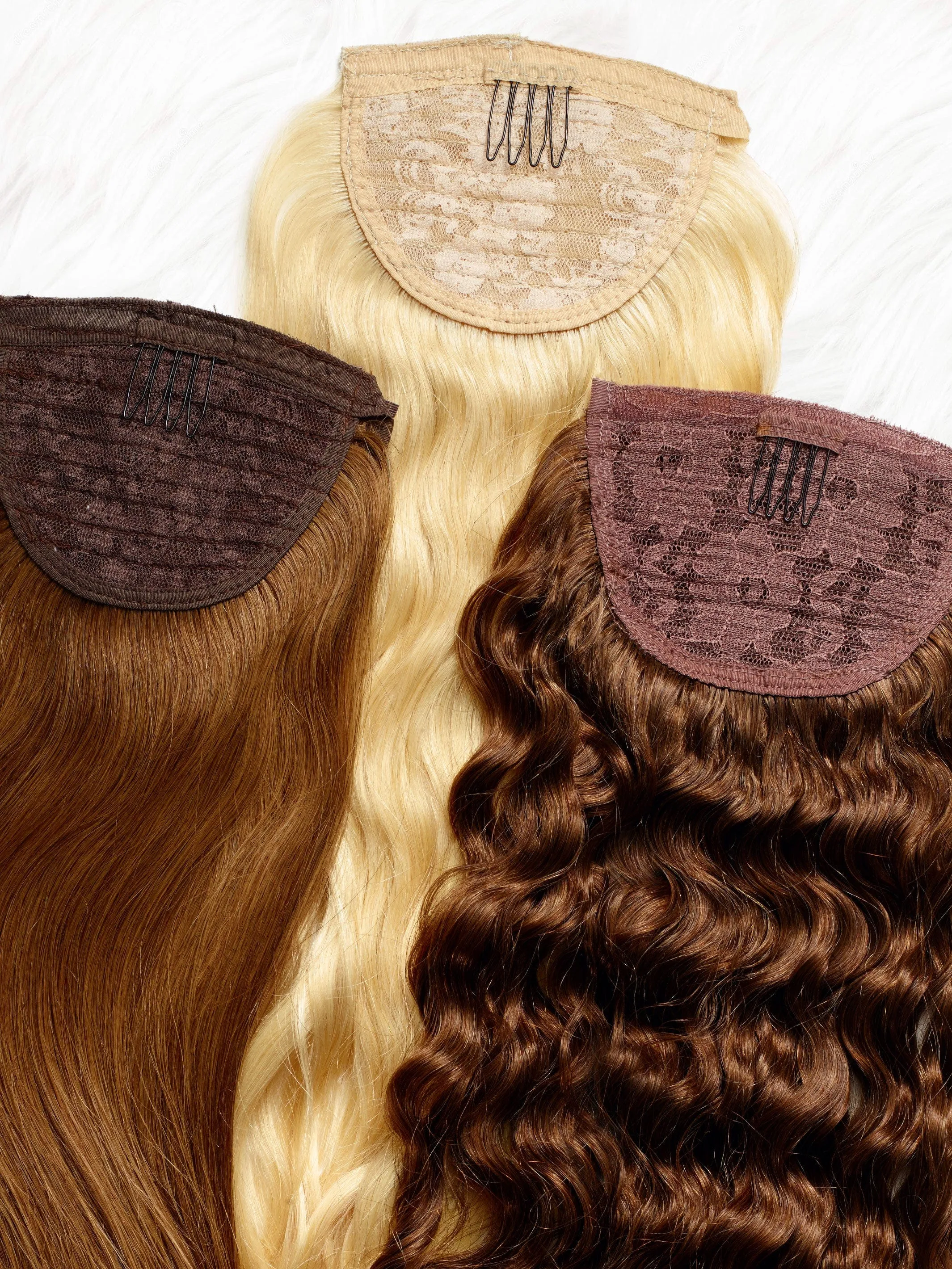 Wavy Clip-In Ponytail Extensions