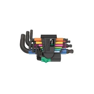 Wera 950/9 Hex-Plus Multicolour 2 L-Key Set Metric - Blacklaser
