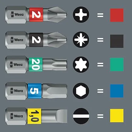 Wera Kraftform Kompakt 27 Set 1 - 7pc