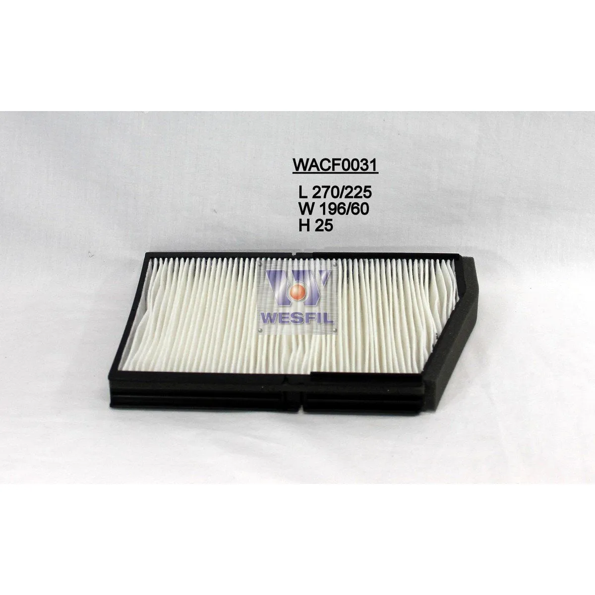 Wesfil Cabin/Pollen Air Filter - WACF0031 - RCA123P