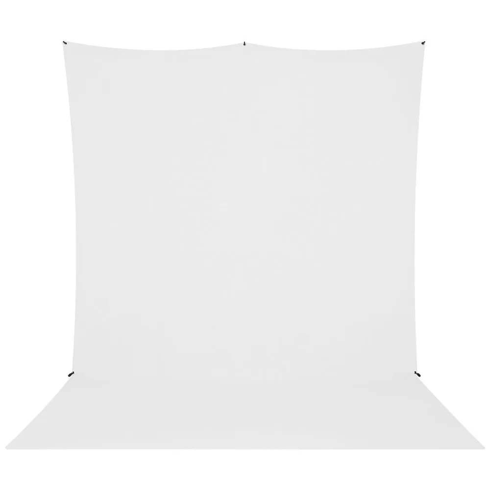 Westcott X-Drop Pro Water-Resistant Backdrop Sweep Kit | High-Key White, 8 x 13'