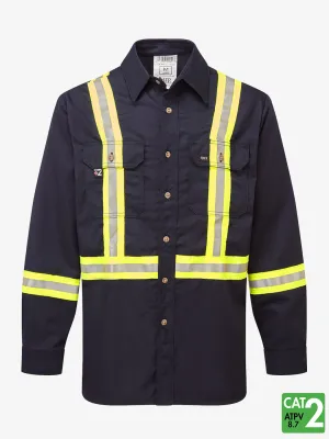 Westex UltraSoft® 7 oz Deluxe Work Shirt With Striping By IFR Workwear – Style 652