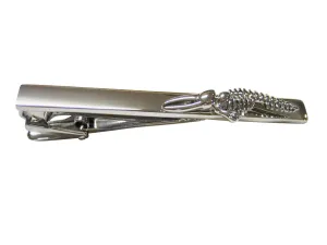 Whale Skeleton Square Tie Clip