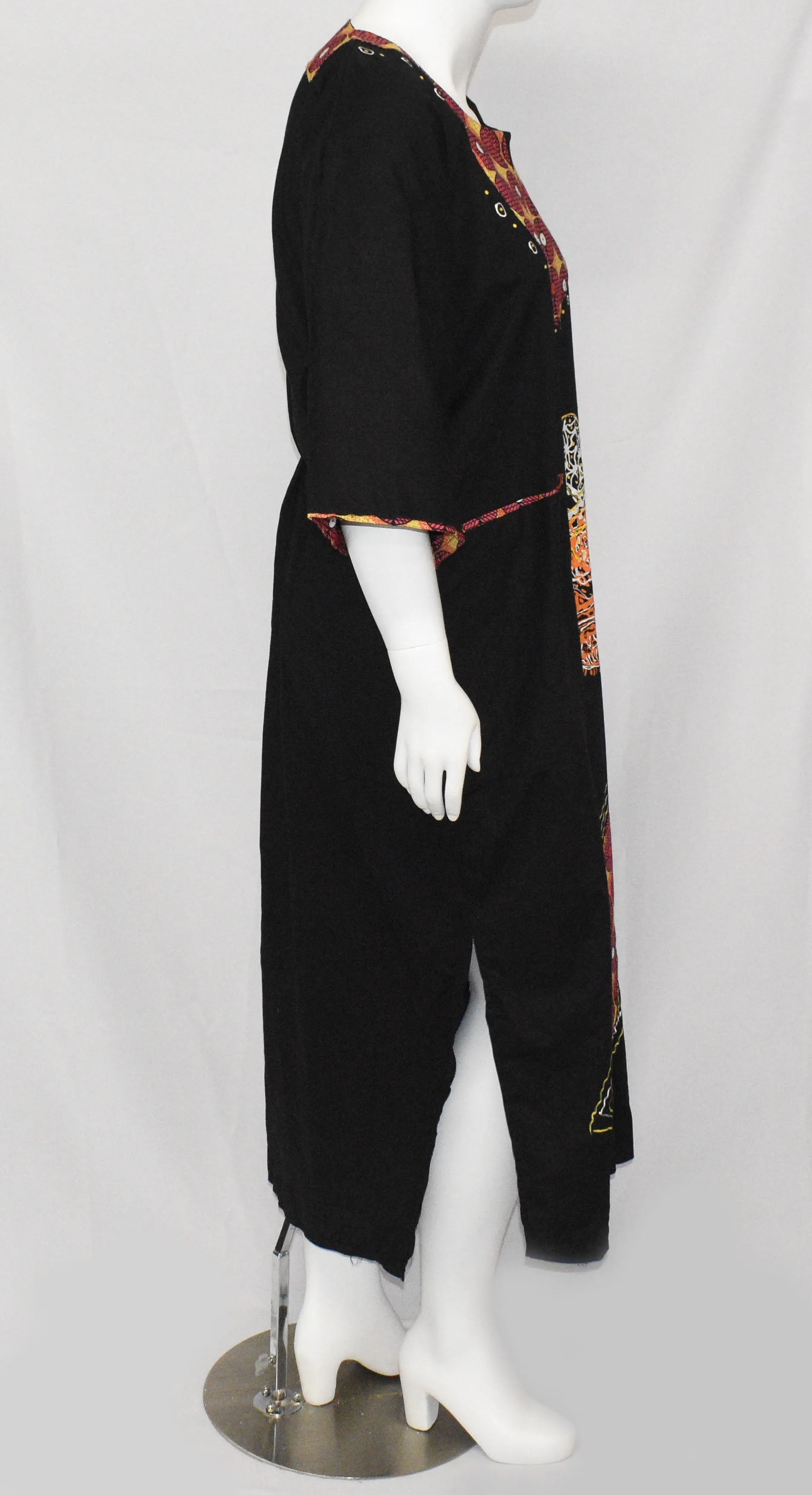 Women's Black Long Sleeve Dress