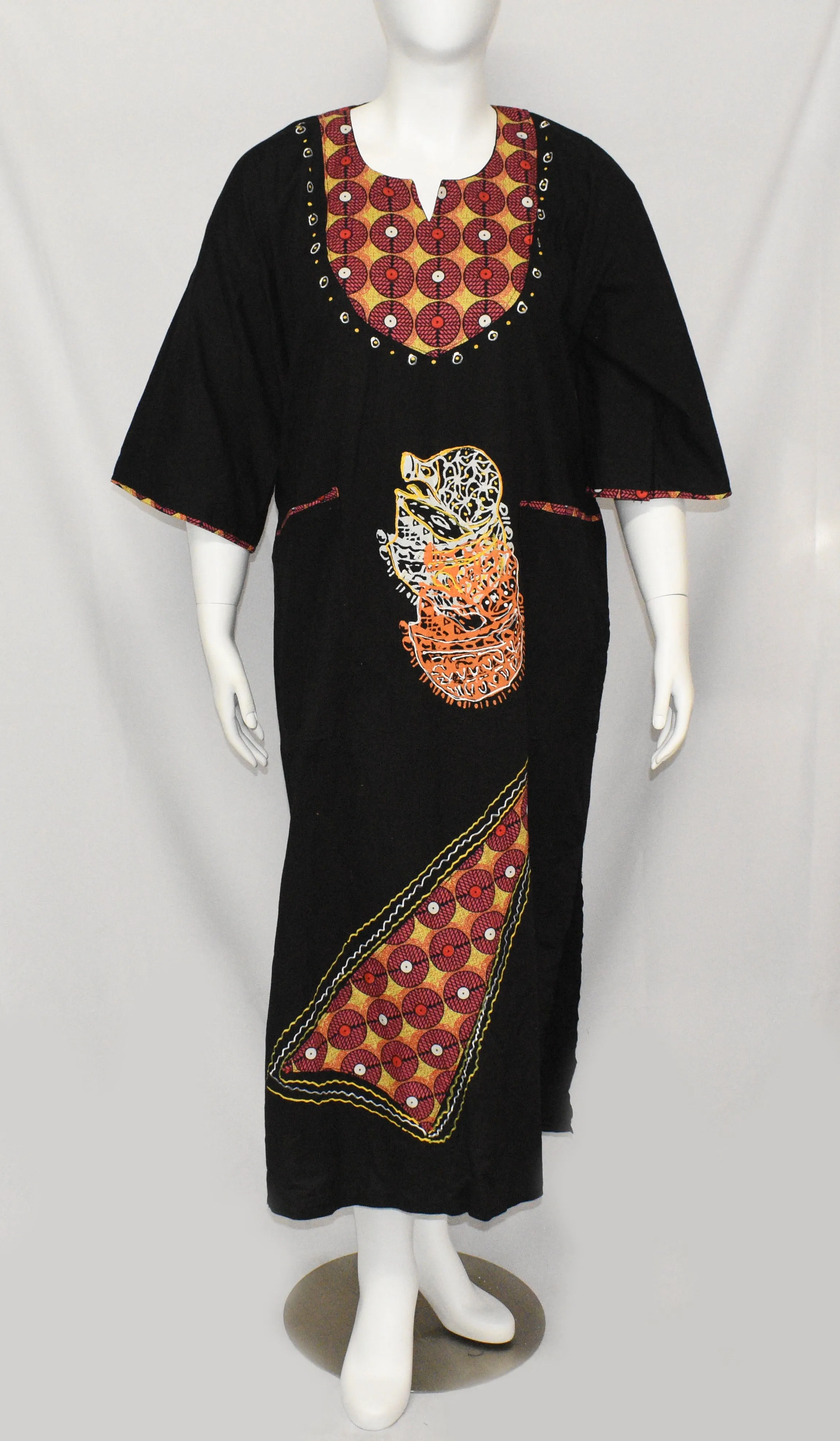 Women's Black Long Sleeve Dress