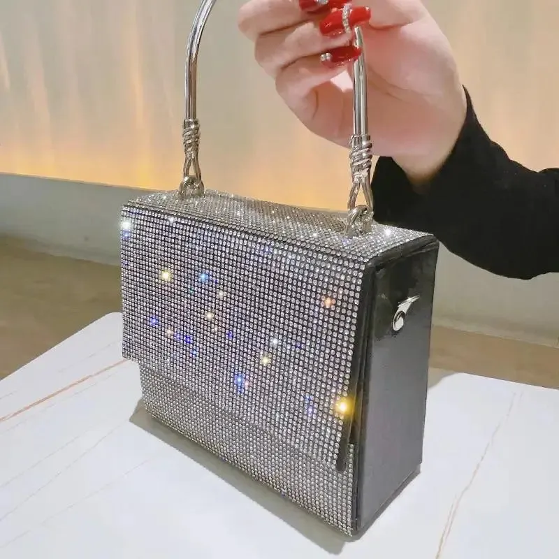 Women's Clutch Bag Solid Color Box Fashion All-match Wedding Suit Handbag Custom Wholesale Evening Party Bags