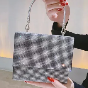 Women's Clutch Bag Solid Color Box Fashion All-match Wedding Suit Handbag Custom Wholesale Evening Party Bags