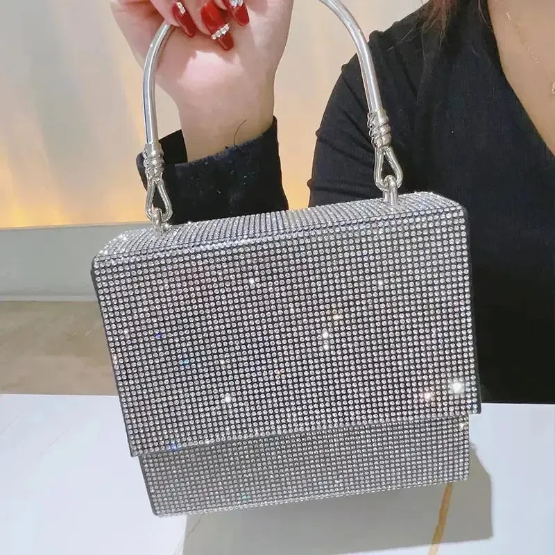 Women's Clutch Bag Solid Color Box Fashion All-match Wedding Suit Handbag Custom Wholesale Evening Party Bags