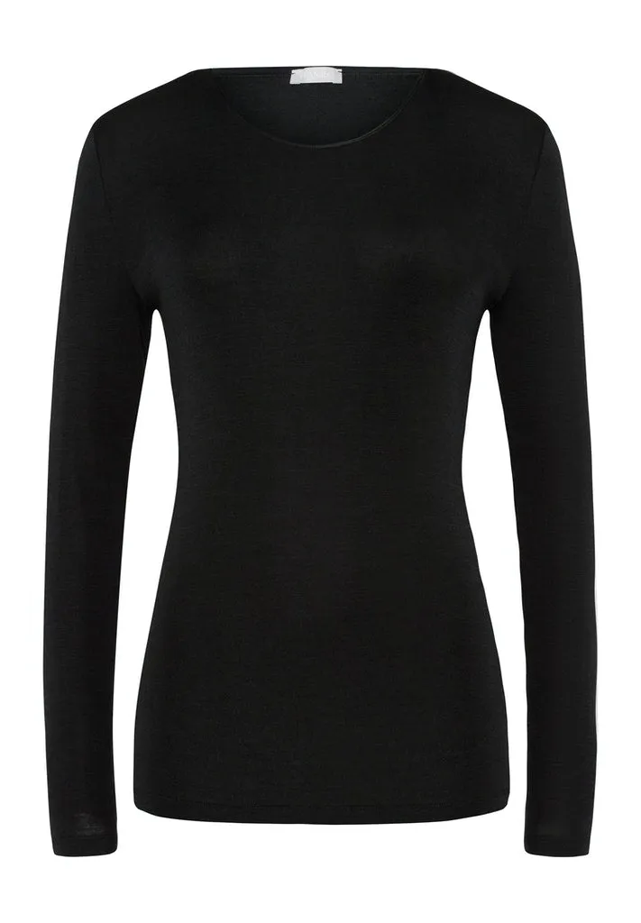 Woolen Silk - Long Sleeved Round Neck Top