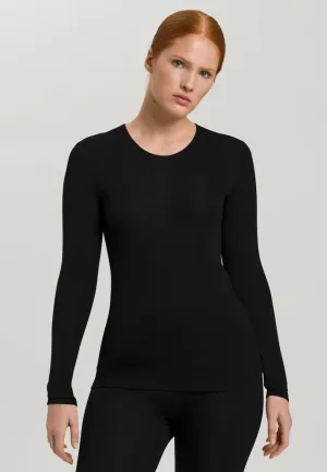 Woolen Silk - Long Sleeved Round Neck Top
