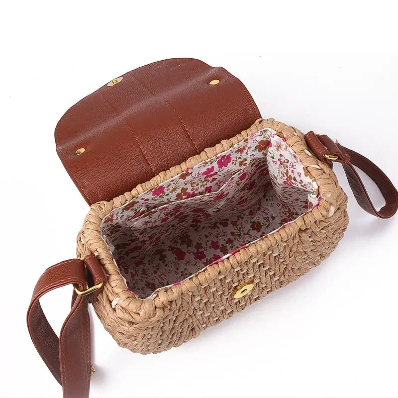 Woven Knitting Bohemian Messenger Crossbody Shoulder Bag