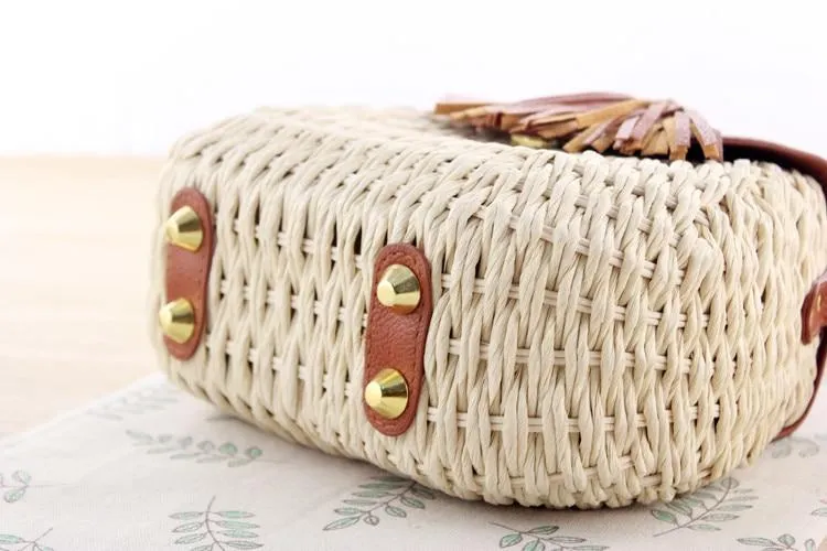 Woven Knitting Bohemian Messenger Crossbody Shoulder Bag