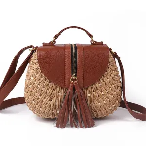 Woven Knitting Bohemian Messenger Crossbody Shoulder Bag