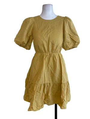 Yellow Drop Waist Dress LB
