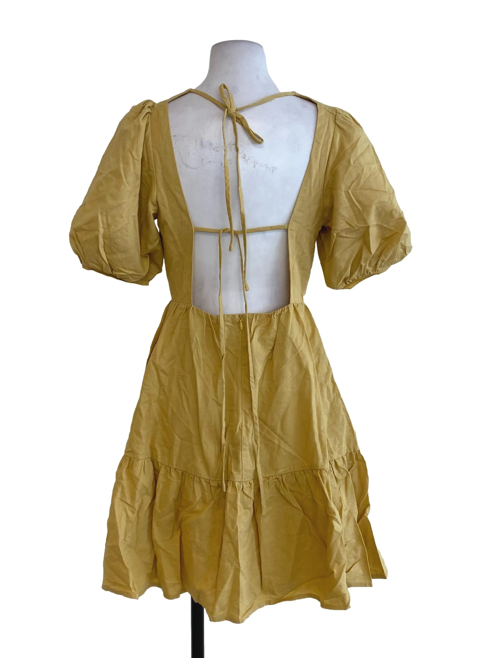 Yellow Drop Waist Dress LB