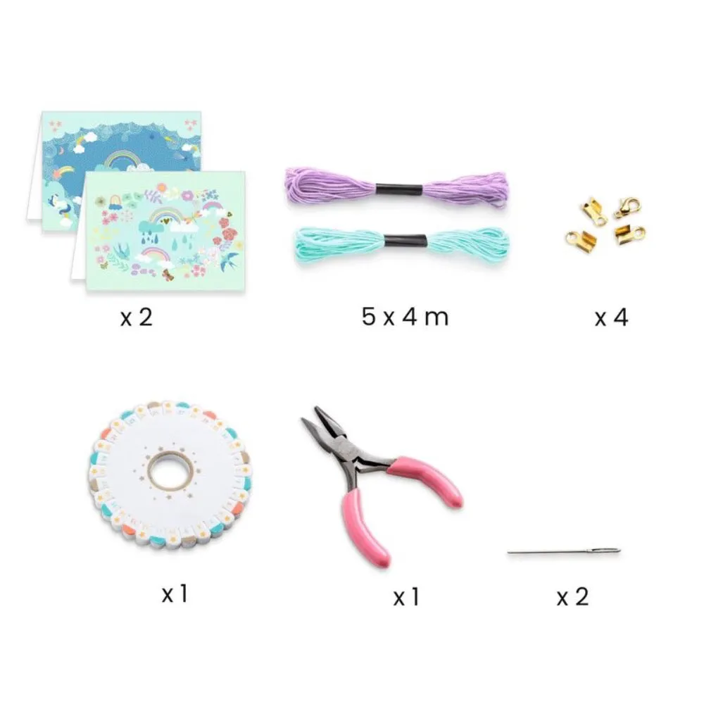 YOU AND ME RAINBOW KUMIHIMO BEAD SET
