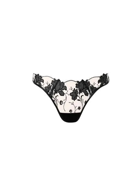Yvette Thong - Black/Sheer -