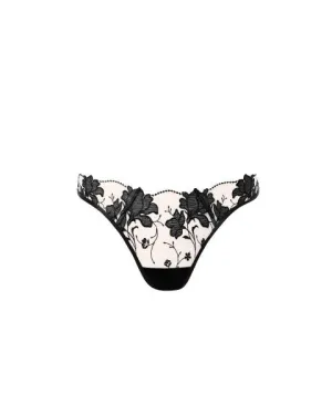 Yvette Thong - Black/Sheer -