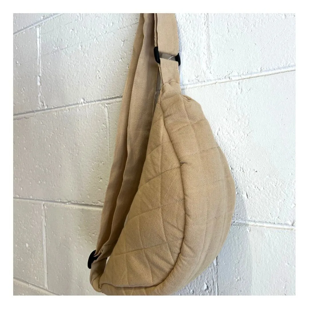 ZABECCA THE LABEL Banana Bag - Sand