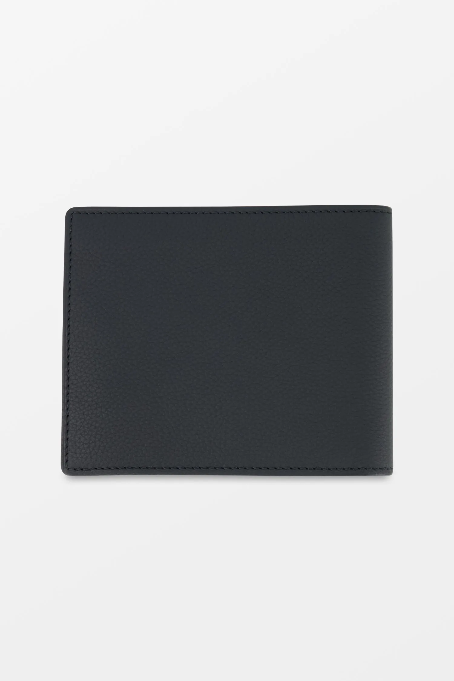 Zilli Black Grained Calfskin P6 Regular Wallet