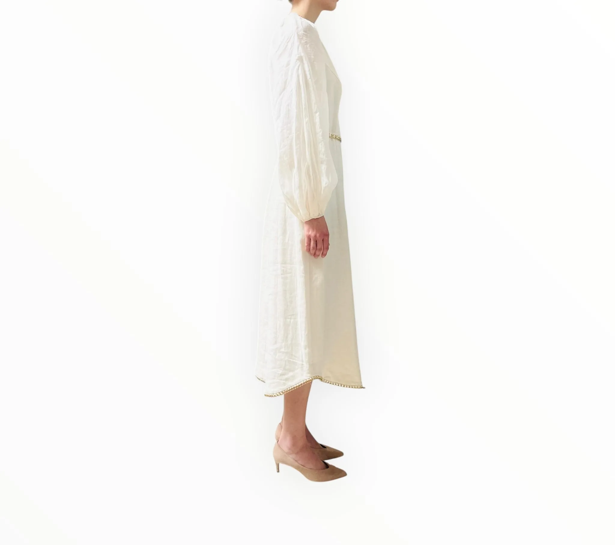 Zimmermann Rouleau Chain Maxi Dress - White - Size 2